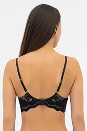Бюстгальтер напівпоролон PATRICIA 019 359 08 Effetto Lingerie чорний-піон 90E - мініатюра 2