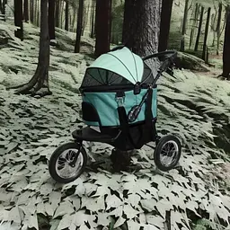Коляска для домашніх тварин Bestopet Люпосанчик BS-RL-23 Mint Green - мініатюра 3