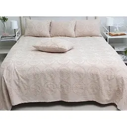 Покривало з наволочками Tessa beige PrimaTeks 160х240 см pbe0042940