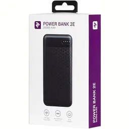 Зовнішній акумулятор (павербанк) 2E PB2004 20000mAh Type-C Black (2E-PB2004-BLACK) - мініатюра 6