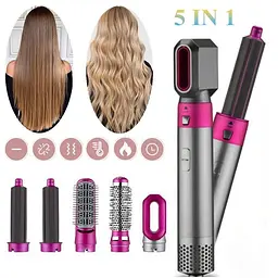 Стайлер 5 в 1 Hot Air Styler для різних типів волосся з функціями надання об'єму, випрямлення, укладання - мініатюра 5