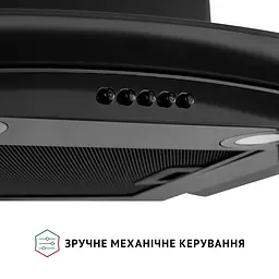 Витяжка декоративна зі склом PERFELLI GRASSI 6HMB NERO - мініатюра 6