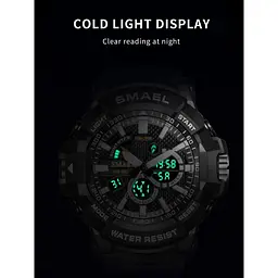 Годинник наручний чоловічий Smael 8027 Army Green (15182) - мініатюра 2