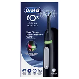 Електрична зубна щітка Oral-B iO 3 чорна - мініатюра 10