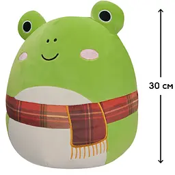 М'яка іграшка Squishmallows Жабка Венді 30 см (SQCR04157) - мініатюра 4