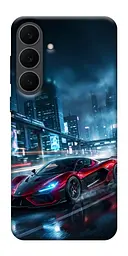 TPU чехол Demsky Red sport car для Samsung Galaxy S25 FE