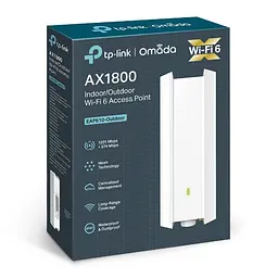 TP-Link Точка доступу EAP610 OUTDOOR AX1800 1xGE LAN PoE MU-MIMO OFDMA зовн. - мініатюра 10