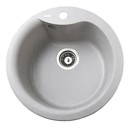 Гранітна мийка Globus Lux Orta перлина 485 000008748, Сірий
