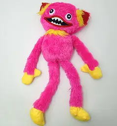 М'яка іграшка обіймашка Хагі Ваги монстрик з липучками на руках з Poppy Playtime рожевий 43см (тип 1)