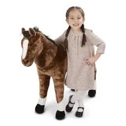 М'яка іграшка Melissa&Doug Гігантська плюшевий кінь, 100 см (MD12105) - мініатюра 2