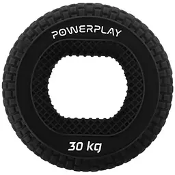 Еспандер кістьовий PowerPlay силіконовий PP-4333 Hand Grip Hard 30 кг Чорний (PP_4333_Black_30kg)