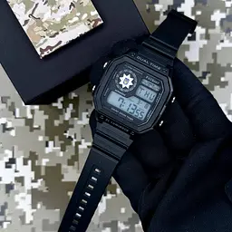 Наручний годинник чоловічий 010BKPO Поліція Чорні + Коробка. Patriot acs0031027 - мініатюра 2