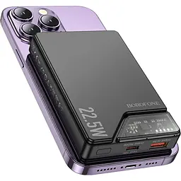 Зовнішній акумулятор Borofone Astute BJ49 10000mAh Black [120614] - мініатюра 4