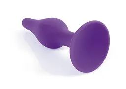 Анальна пробка - Silicone Purple Plug L - мініатюра 2