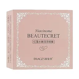 Гідрогелеві патчі Images для очей з ніацинамідом і водоростями Niacinome Red Algae Moisturizing Eye Mask - мініатюра 4