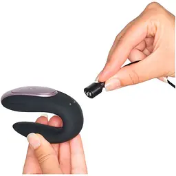 Смарт-вібратор для пар Satisfyer Double Fun Partner Vibrator Black (SO5058) [95355] - мініатюра 11