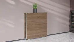 Стіл-книга трансформер Оріон 2 Ferrum-decor 750x1520x730 Білий метал ДСП Дуб Сонома Трюфель 16 мм (FRD-104594) - мініатюра 10