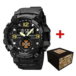Наручний годинник чоловічий 003 ДСНС Black Awarder acs0032024