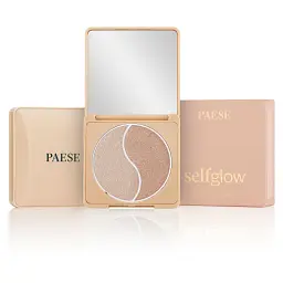 Хайлайтер-палітра 2 в 1 Paese Self glow Highlighter Ultra 6.5 г - мініатюра 4