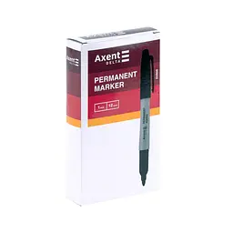 Маркер Axent Permanent D2606, 1 мм круглий чорний (D2606-01) - мініатюра 2