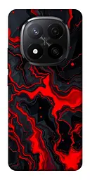 TPU чохол Demsky Black red marble для Xiaomi Redmi Note 14 Pro+ 5G