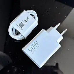 Мережевий зарядний пристрій Xiaomі 90W Charge Combo Type-A BHR07ZBEU White - мініатюра 7