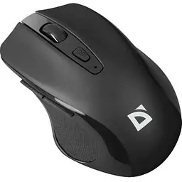 Миша бездротова Defender Prime MB-053 чорний USB оптична сенсор PixArt 3065 800-1600 dpi 5 кнопок 1xAA (52053)