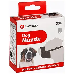 Flamingo muzzle nylon xxl намордник для собак пород сенбернар мастиф бладхаунд нейлон