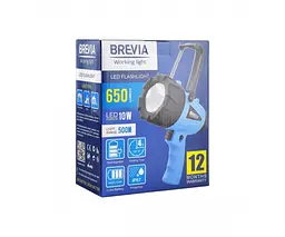 Ліхтар Brevia LED 500м 10W 650lm 4400 mAh microUSB інспекційний (11600) - мініатюра 2