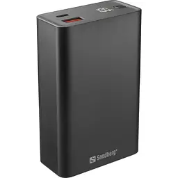 Універсальна мобільна батарея Sandberg Travel Powerbank 20000mAh PD 65W Black (420-95)