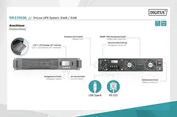 Джерело безперебійного живлення Assmann UPS ONLINE 6KVA/ 6KW DN-170106 Black - мініатюра 6