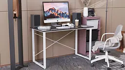 Комп'ютерний стіл Дейв 75x120x70 білий ДСП Сосна Кембра 16мм FRD-102180 - мініатюра 4