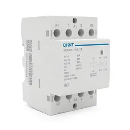 Контактор CHINT NCH8-40/22 220V,40А, 26kW, 2NC+2NO, на DIN-рейку, 85*65,5*54мм