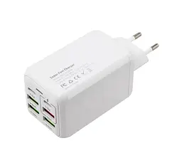 Надшвидкий зарядний пристрій Voltronic ADCPD006 150W 4xUSB +2xType-C PD+QC4.0 - мініатюра 5