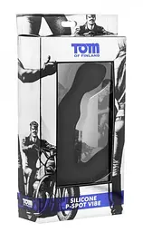 Масажер простати Tom of Finland Silicone P-Spot Vibe, 12х3 см - мініатюра 3