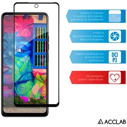 Скло захисне ACCLAB Full Glue Tecno Spark 10 Pro (1283126580567) - мініатюра 5