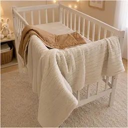 Плед дитячий MirSon Premium Pique Creamy 60х80 см (2200013893646) - мініатюра 4