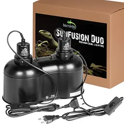 Світильник падвійний Terrario SunFusion Duo з двома керамічними патронами E27, 2 x 150Вт - мініатюра 8