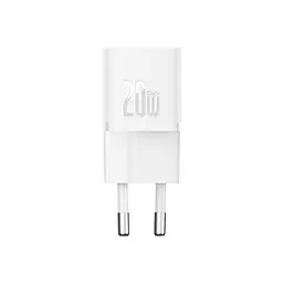 Зарядний пристрій Baseus GaN5 швидке заряджання USB-C 20 Вт білий (CCGN050102) - мініатюра 4