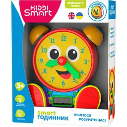 Інтерактивна іграшка Kiddi Smart Smart-Годинник укр. та англ. мови (407752-43) - мініатюра 2