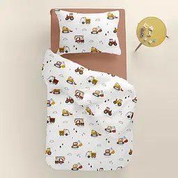Дитяча постільна білизна Cosas LITTLE BUILDER CS1 110х140см (LittleBuilder_13Caramel_140) - мініатюра 2