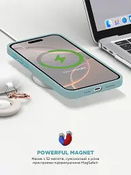 Чохол ArmorStandart ICON2 MagSafe для Apple iPhone 16 Pro Blue Fog - мініатюра 9