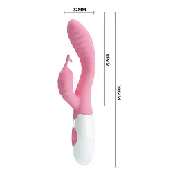 Вібратор Pretty Love Hyman Vibrator Pink - мініатюра 6