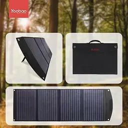 Сонячна панель Yoobao Solar Panel for Outdoor Camping 100W - мініатюра 3