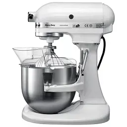 Кухонна машина KitchenAid Heavy Duty 4,8 л 5KPM5EWH з відкидним блоком білий - мініатюра 3