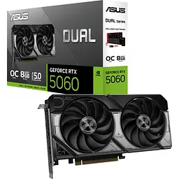 Відеокарта ASUS GeForce RTX5060 8Gb DUAL OC (DUAL-RTX5060-O8G) - мініатюра 8