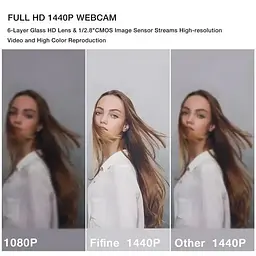 Вебкамера Fifine K420 2K 1440P + штатив - мініатюра 5