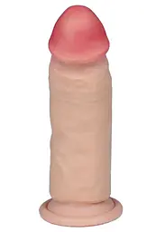 Вібратор B - Series Real Fobos 6", 18 см (тілесний) - мініатюра 2