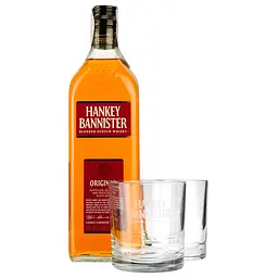 Набір шотландського Віскі Hankey Bannister Original, 40%, 0,7 л + 2 склянки - мініатюра 5