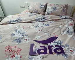 Постільна білизна LARA бязь d11283d двоспальна - мініатюра 4